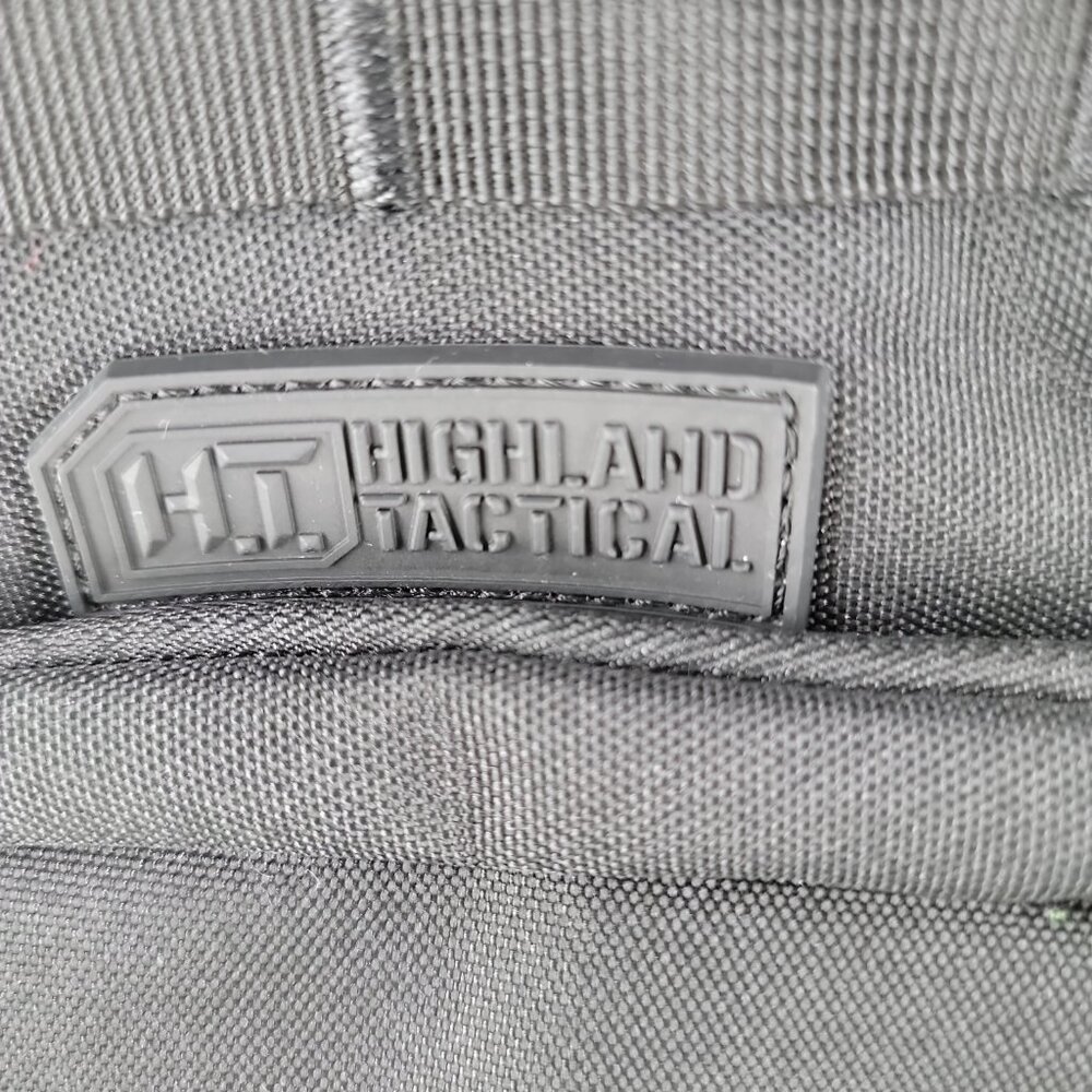 Highland Tactical Black MOLLE Backpack EDC Range Bug Out Bag - Picture 3 of 15